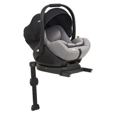 Автокресло-переноска группа 0+ (до 13 кг) Joie i-Level + isofix base, grey flannel