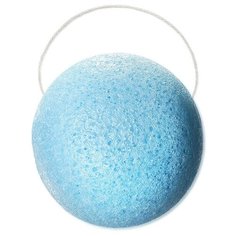 Спонж BEAUTIFIC конжаковый (конняку) для макияжа и очищения лица HYDRA SPONGE с экстрактом голубики голубой