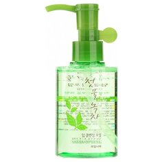 Welcos гидрофильное масло для лица Green Tea Deep Cleansing Oil, 170 мл