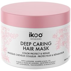 Ikoo Deep Caring Hair Mask Маска для волос Защита цвета и восстановление, 200 мл
