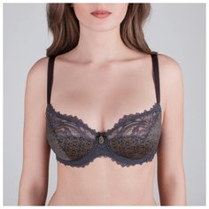 Бюстгальтер MILAVITSA Изящный Реверанс, размер 95B, антрацит