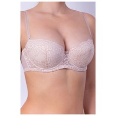 Бюстгальтер Lauma Everyday, размер 80D, серебристый пион