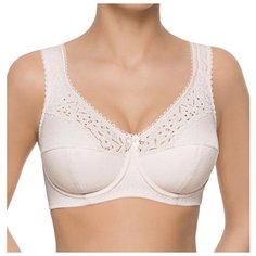 Бюстгальтер Lauma Cotton Classic, размер 120F, silver peony
