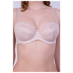Бюстгальтер Lauma, размер 95F, серебристый пион