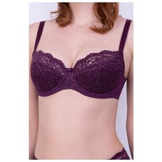 Бюстгальтер Lauma, размер 80E, красный виноград