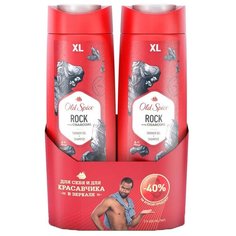 Гель для душа и шампунь Old Spice Rock 2 в 1, 400 мл, 2 шт.