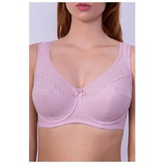 Бюстгальтер Lauma Cotton Classic, размер 80E, сиреневые сумерки