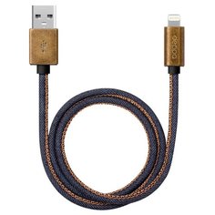 Кабель Deppa Jeans USB - Apple Lightning (72275) 1.2 м, синий