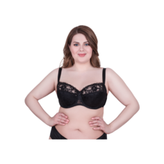 Бюстгальтер MILAVITSA Classic elegant, размер 90C, черный