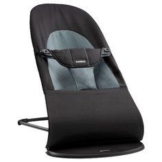 Шезлонг BabyBjorn Balance Soft (хлопок) black/dark grey