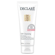 Declare мягкий гель для очищения и удаления макияжа с глаз и лица Soft Cleansing , 200 мл