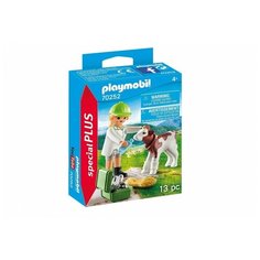 Конструктор Playmobil Special Plus 70252 Ветеринар с теленком