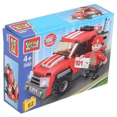 Конструктор ГОРОД МАСТЕРОВ Пожарная служба 3582 Пожарник на машине