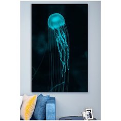 Картина (постер) для интерьера в гостиную/зал/спальню "Медуза", 50х70 см КартинуМне!