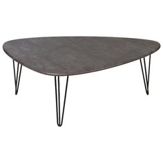 Столик журнальный Мебелик Престон, ДхШ: 120 х 70 см, серый бетон