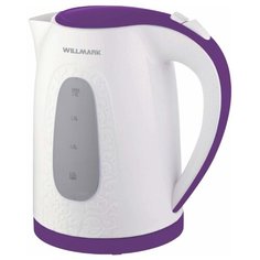 Чайник Willmark WEK-2009P, белый/фиолетовый