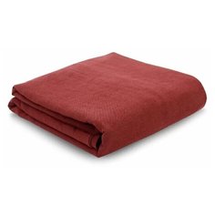 Простыня TKANO из стираного льна Essential 180 x 270 см бордовый