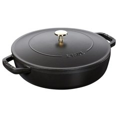 Сотейник Staub Chistera, 28 см, с крышкой, черный