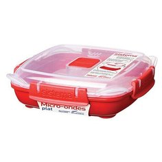 Sistema Контейнер Microwave 1105, 21x21 см, красный