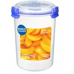 Sistema Контейнер круглый KLIP IT Round 1380, 11x11 см, прозрачный