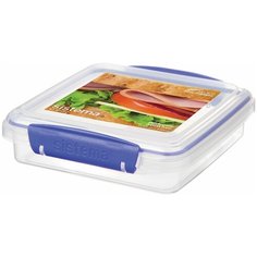 Sistema Контейнер для сэндвичей KLIP IT Rectangular 1645, 15x15.5 см, прозрачный