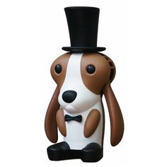 Штопор Qualy винтовой Wine Hound, белый/коричневый