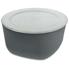 Koziol Контейнер Connect XL Organic Box, 24.7x25.2 см, organic deep grey