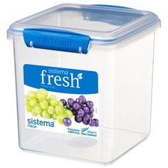 Sistema Контейнер для печенья Fresh 921334/951334, 14.9x15.4 см, синий/прозрачный