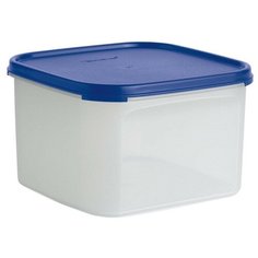 Tupperware Контейнер "Компакт" 2600 мл, 18x18 см, прозрачный/синий