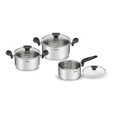 Набор посуды Tefal Primary E308S674 6 пр. серебристый
