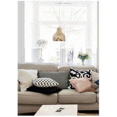 Рулонная штора Эскар миниролло Heyli (белый), 62х160 см