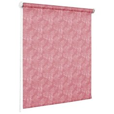 Рулонная штора Эскар Джунгли (малиновый), 140х160 см