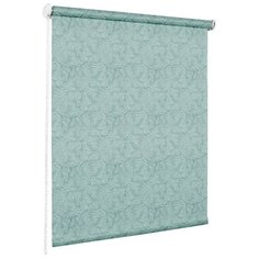 Рулонная штора Эскар миниролло Форест (голубой), 37х160 см