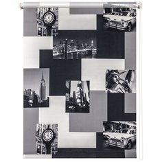 Рулонная штора Уют 8950 Нью-Йорк, 60х175 см