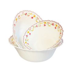 Chinbull Набор салатников Эльзас, 3 предмета белый