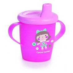 Поильник-непроливайка Canpol Babies 31/200, 250 мл розовый/девочка