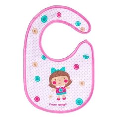 Canpol Babies Нагрудник хлопковый Toys 15/109, розовый/девочка