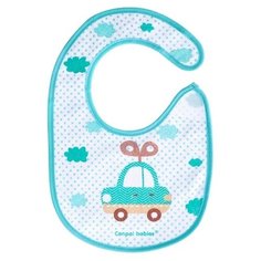 Canpol Babies Нагрудник хлопковый Toys 15/109, бирюзовый
