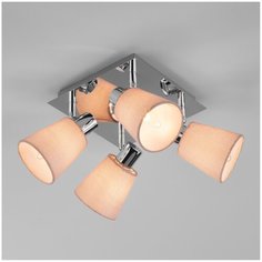 Светильник Eurosvet Culver 20080/4 хром/бежевый, E14, 160 Вт
