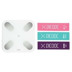 Весы электронные Picooc Mini Pro в комплекте с фитнес-лентами