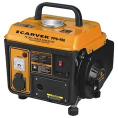 Бензиновый генератор Carver PPG-950 (700 Вт)