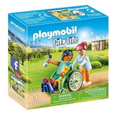 Конструктор Playmobil City Life 70193 Пациент в инвалидном кресле