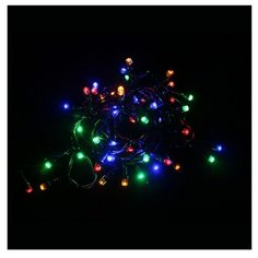 Гирлянда SNOWMEN нить Е96343, 245 см, 50 ламп, многоцветный/зеленый провод