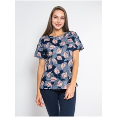 Футболка Vis-a-Vis, размер S, Dark blue/peach