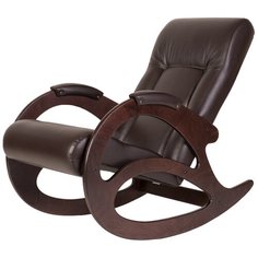 Кресло-качалка Мебелик Тенария 1 размер: 56х94 см, обивка: искусственная кожа, цвет: венге