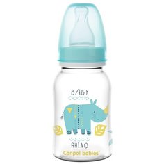 Canpol Babies Бутылочка с узким горлом 120 мл Africa, с рождения, бирюзовый