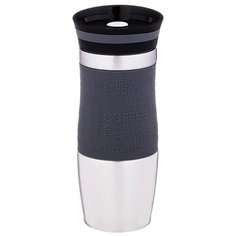 Термокружка Agness 709, 0.38 л стальной/серый