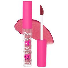 7DAYS жидкая матовая помада для губ Your Emotions Today Cute, оттенок 108 deep rose