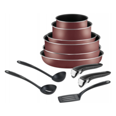 Набор посуды Tefal Ingenio Red 04186850 11 пр. красный