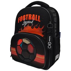 Berlingo Ранец Profi Legend, черный/оранжевый